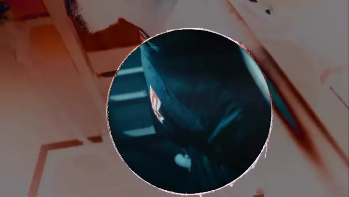 The circle over an athlete