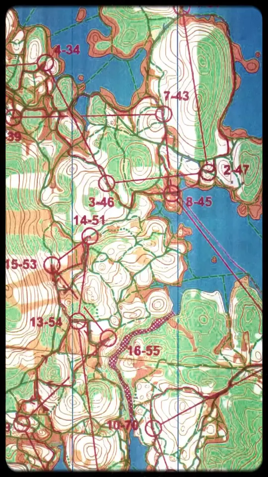 A trail map